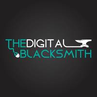 The Digital Blacksmith logo, The Digital Blacksmith contact details