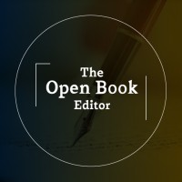 The Open Book Editor logo, The Open Book Editor contact details