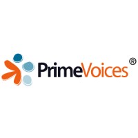 PrimeVoices logo, PrimeVoices contact details