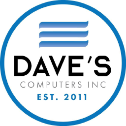 Dave's PC Repair logo, Dave's PC Repair contact details