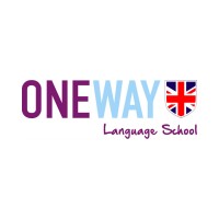 One Way Language School logo, One Way Language School contact details