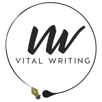 Vital Writing logo, Vital Writing contact details