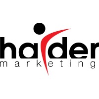 haider marketing logo, haider marketing contact details