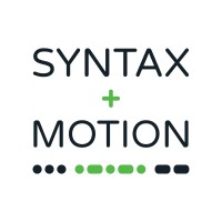 Syntax + Motion logo, Syntax + Motion contact details