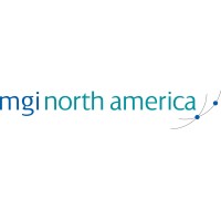 MGI North America logo, MGI North America contact details