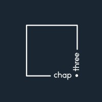 chap.three logo, chap.three contact details