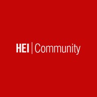 HEI Community logo, HEI Community contact details