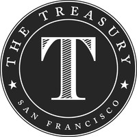 The Treasury SF logo, The Treasury SF contact details