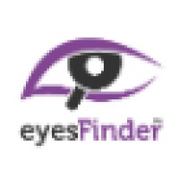 eyesFinder logo, eyesFinder contact details