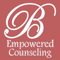 B. Empowered Counseling logo, B. Empowered Counseling contact details