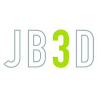 JB3D logo, JB3D contact details