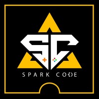 SparkCode logo, SparkCode contact details