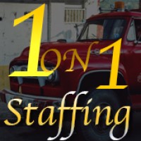 1 on 1 Staffing logo, 1 on 1 Staffing contact details