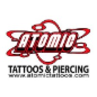 Atomic Tattoos logo, Atomic Tattoos contact details