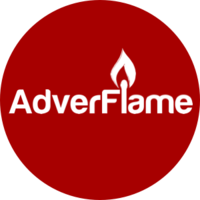 AdverFlame logo, AdverFlame contact details