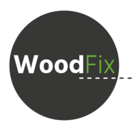 WoodFix logo, WoodFix contact details