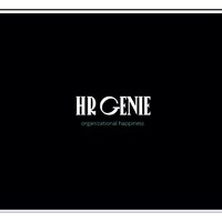 The HR Genie logo, The HR Genie contact details