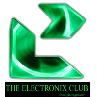 The Electronix Club logo, The Electronix Club contact details