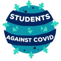 #Students_Against_COVID logo, #Students_Against_COVID contact details