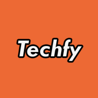 Techfy logo, Techfy contact details