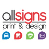 allsigns print & design logo, allsigns print & design contact details