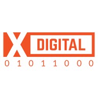 X Digital logo, X Digital contact details