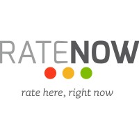 RateNow logo, RateNow contact details