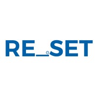 RE_SET logo, RE_SET contact details