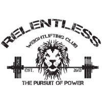 Relentless Weightlifting logo, Relentless Weightlifting contact details