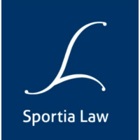 SPORTIA LAW logo, SPORTIA LAW contact details