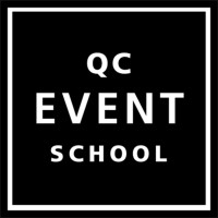 QC Event School logo, QC Event School contact details