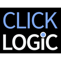 ClickLogic logo, ClickLogic contact details