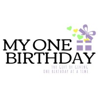 My One Birthday logo, My One Birthday contact details