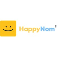 HappyNom logo, HappyNom contact details