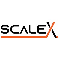 ScaleX logo, ScaleX contact details