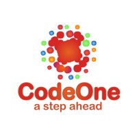 CodeOne logo, CodeOne contact details