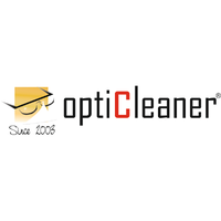 OptiCleaner logo, OptiCleaner contact details