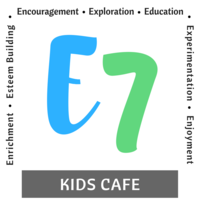 E7 Kids Cafe logo, E7 Kids Cafe contact details