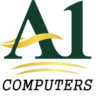 A1 Computers logo, A1 Computers contact details