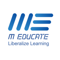 M-Educate logo, M-Educate contact details