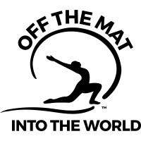 Off the Mat, Into the World® logo, Off the Mat, Into the World® contact details