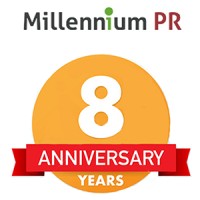 Millennium PR logo, Millennium PR contact details