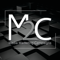 M2C media logo, M2C media contact details