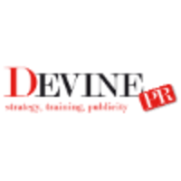 DevinePR logo, DevinePR contact details