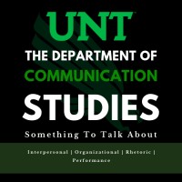 UNT Department of Communication Studies logo, UNT Department of Communication Studies contact details