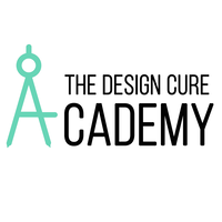 The Design Cure logo, The Design Cure contact details