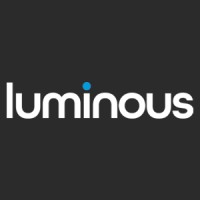 luminous logo, luminous contact details