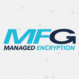 MFG Managed Encryption logo, MFG Managed Encryption contact details