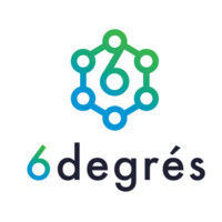 6 degrés logo, 6 degrés contact details