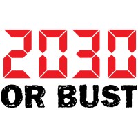 2030 or Bust logo, 2030 or Bust contact details